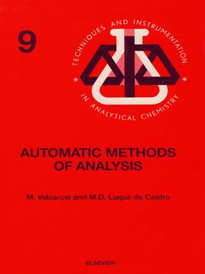 cover image of Automatic Methods of Analysis